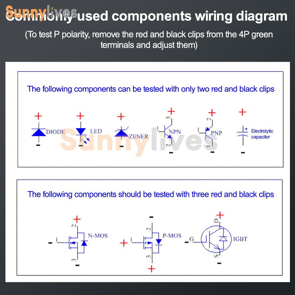 Digital Transistor Tester MOS Diode Triode Resistance Capacitance Voltage Tester