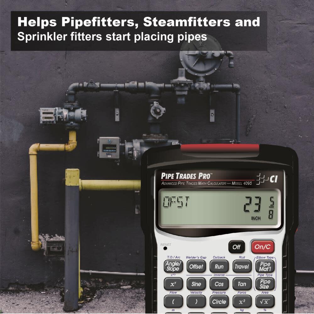 Calculated Industries Pipe Trades Pro Advanced Pipe Trades Math Calculator