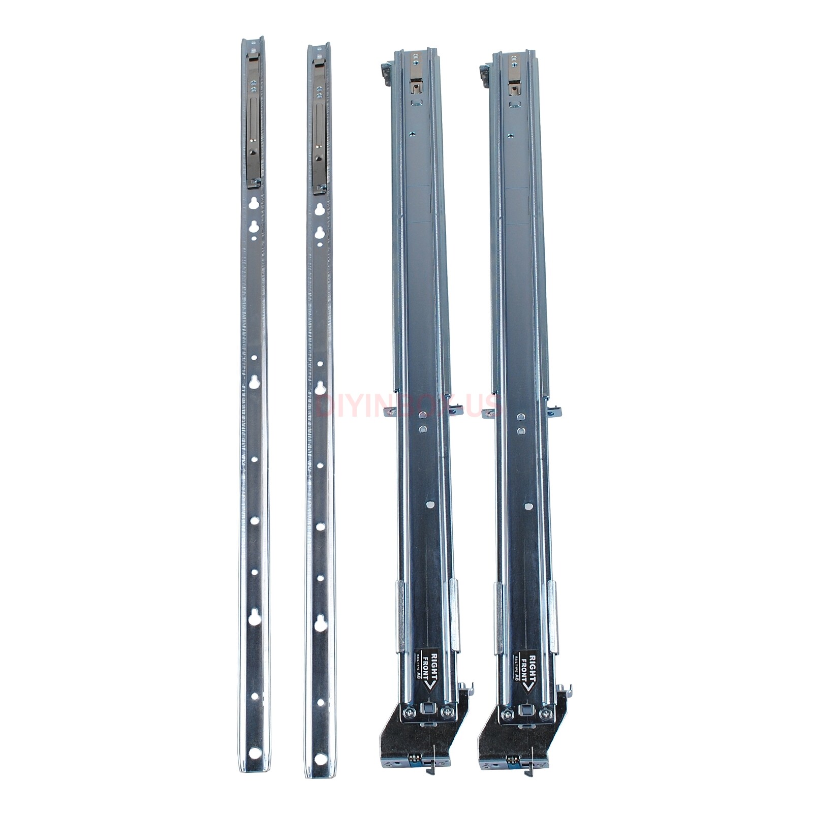 H872R For Dell PowerEdge R720 R730 Server 2U Ready Rail Rails Kit