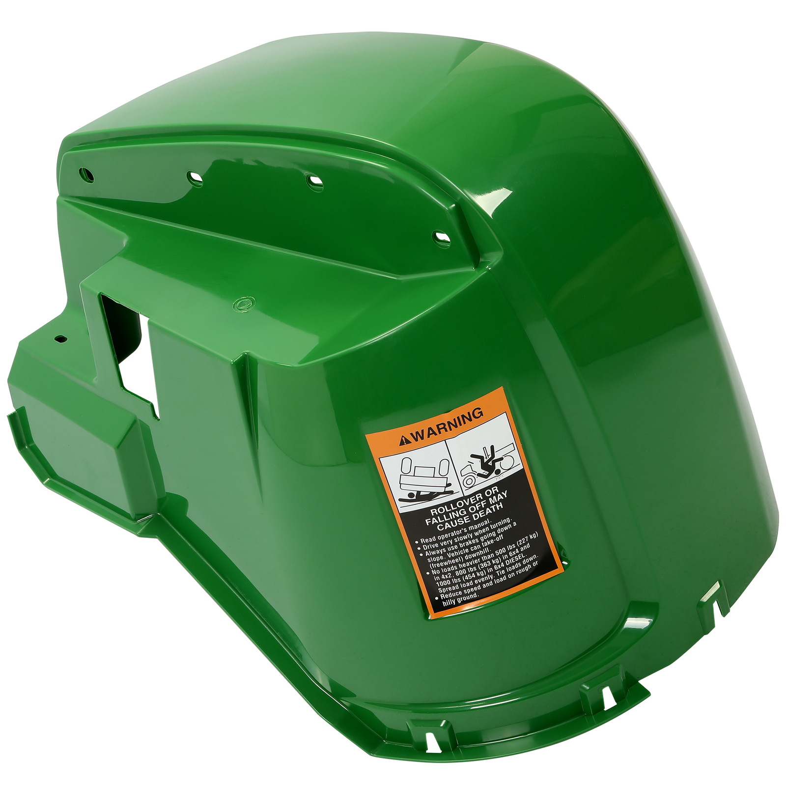 Passenger Side Green Front Right Fender for John Deere Gator 4X2 6X4 AM125669