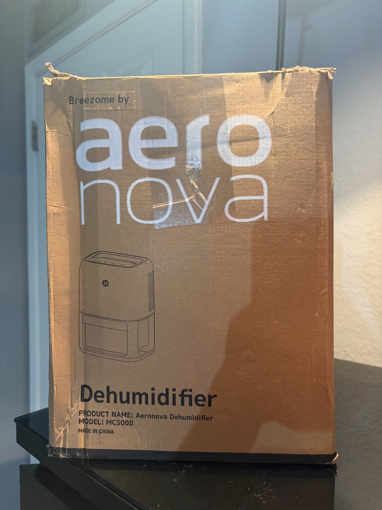 Quiet 60 OZ Dual-Semiconductor Dehumidifier with Timer & 7 Color Lights
