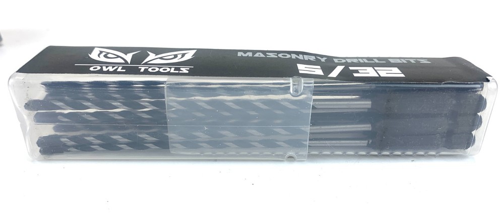 MASONRY BITS 5/12 Carbide Hammer Drill Bits new seal in box.
