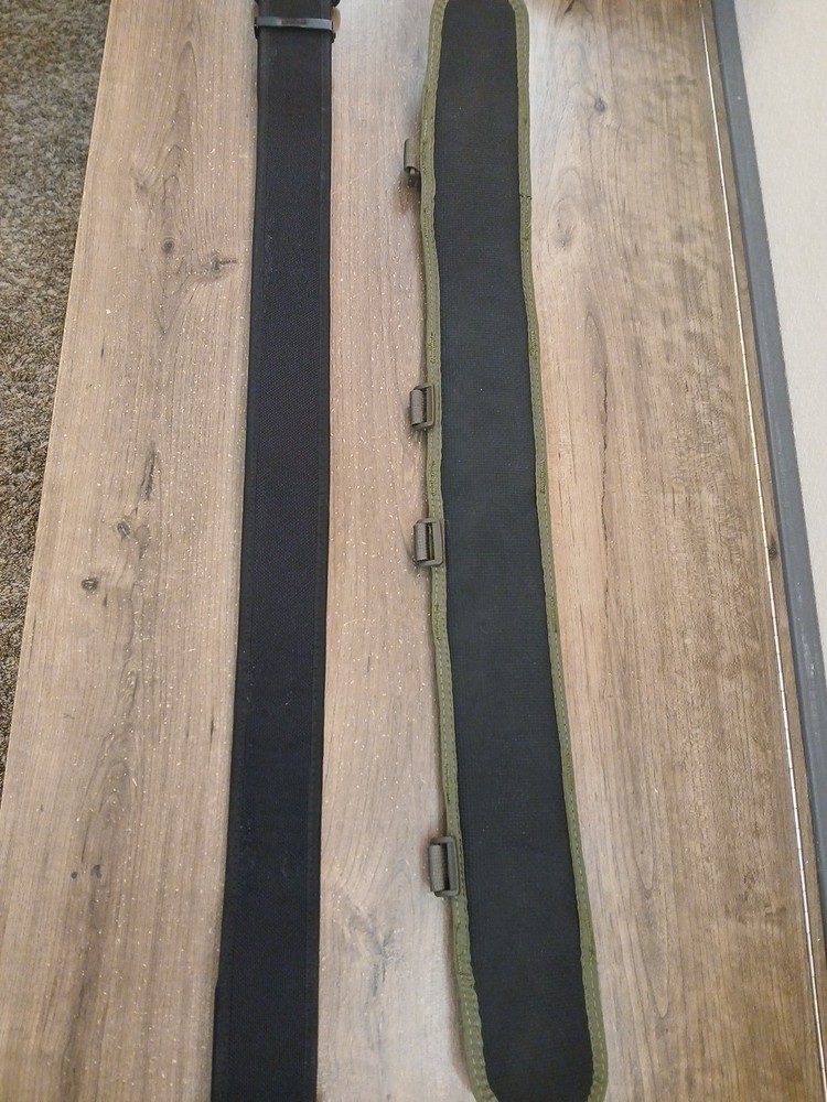 HSGI Slim Grip Slotted Padded Belt Olive Drab