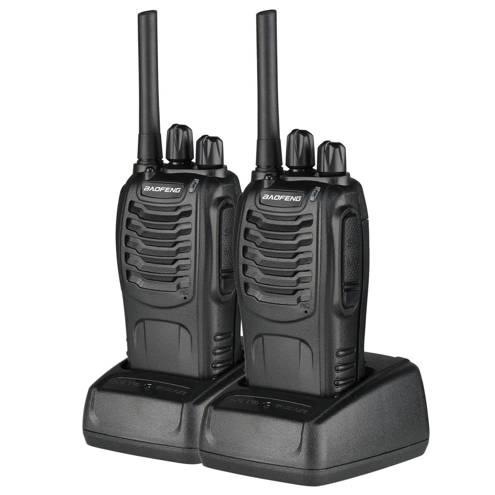 2 Pack Baofeng BF-88A Walkie Talkie 2 Two Way Radio Handheld Long Range FRS