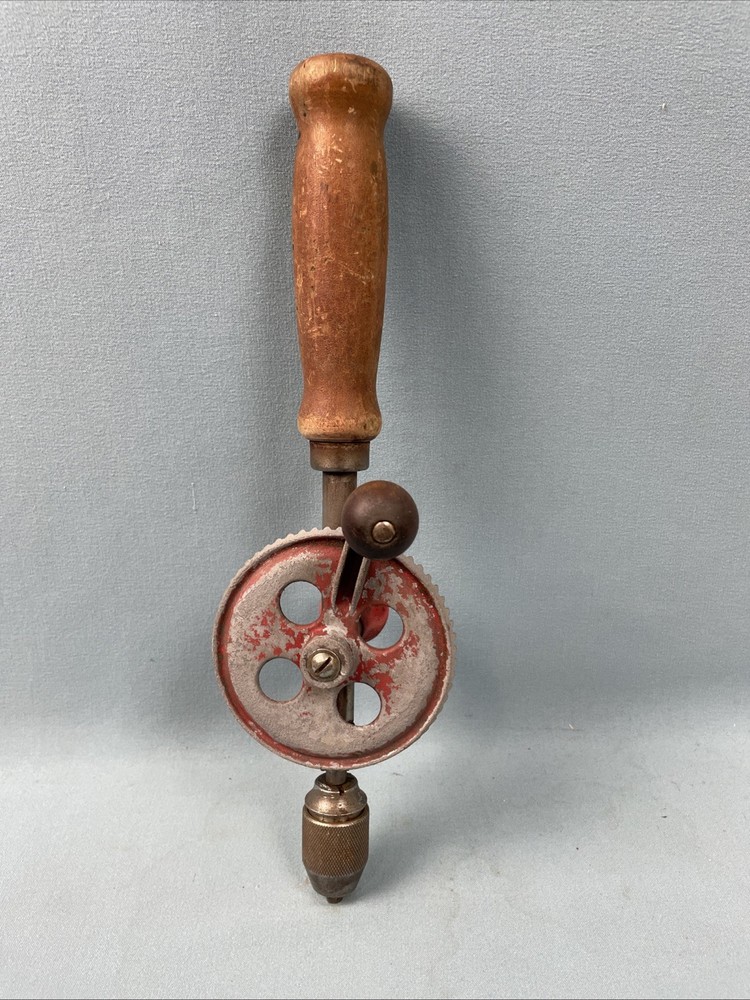 Vintage Hand Crank Manuel Drill