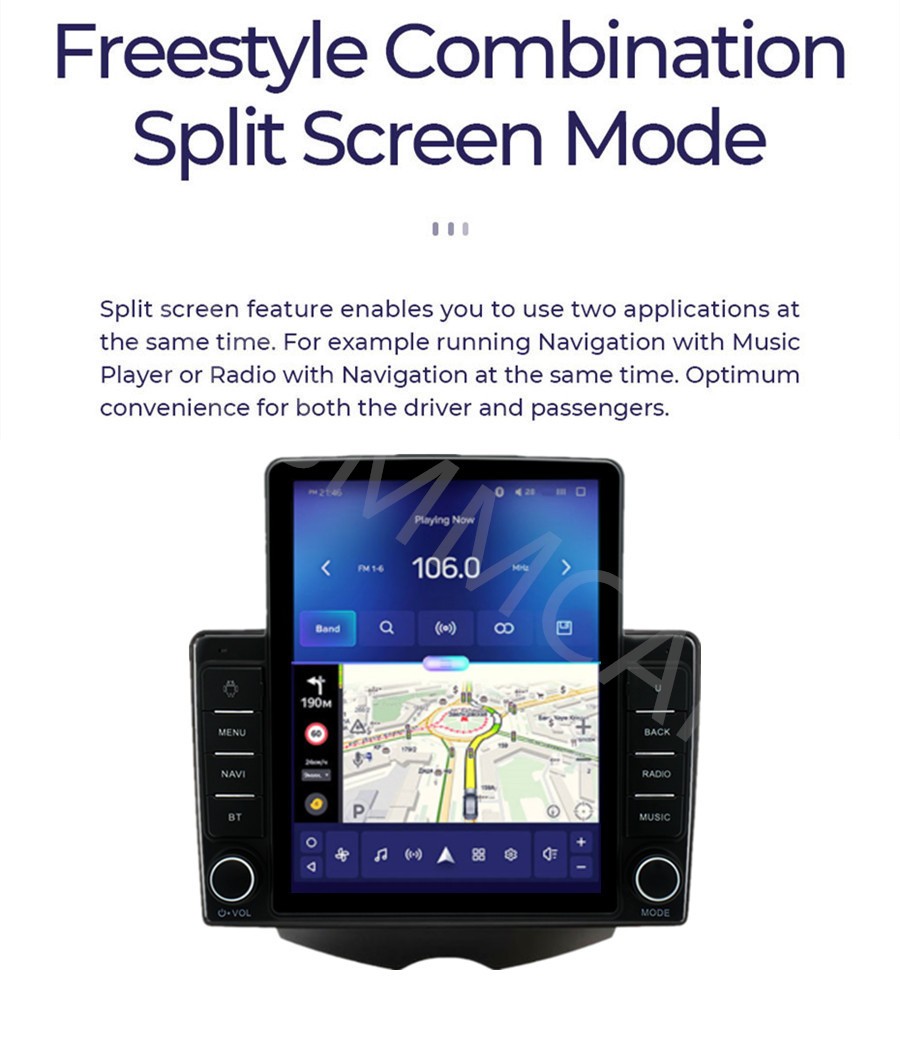 Stereo Radio For Apple Carplay Android Auto Fit For Hyundai Veloster 2011-2017