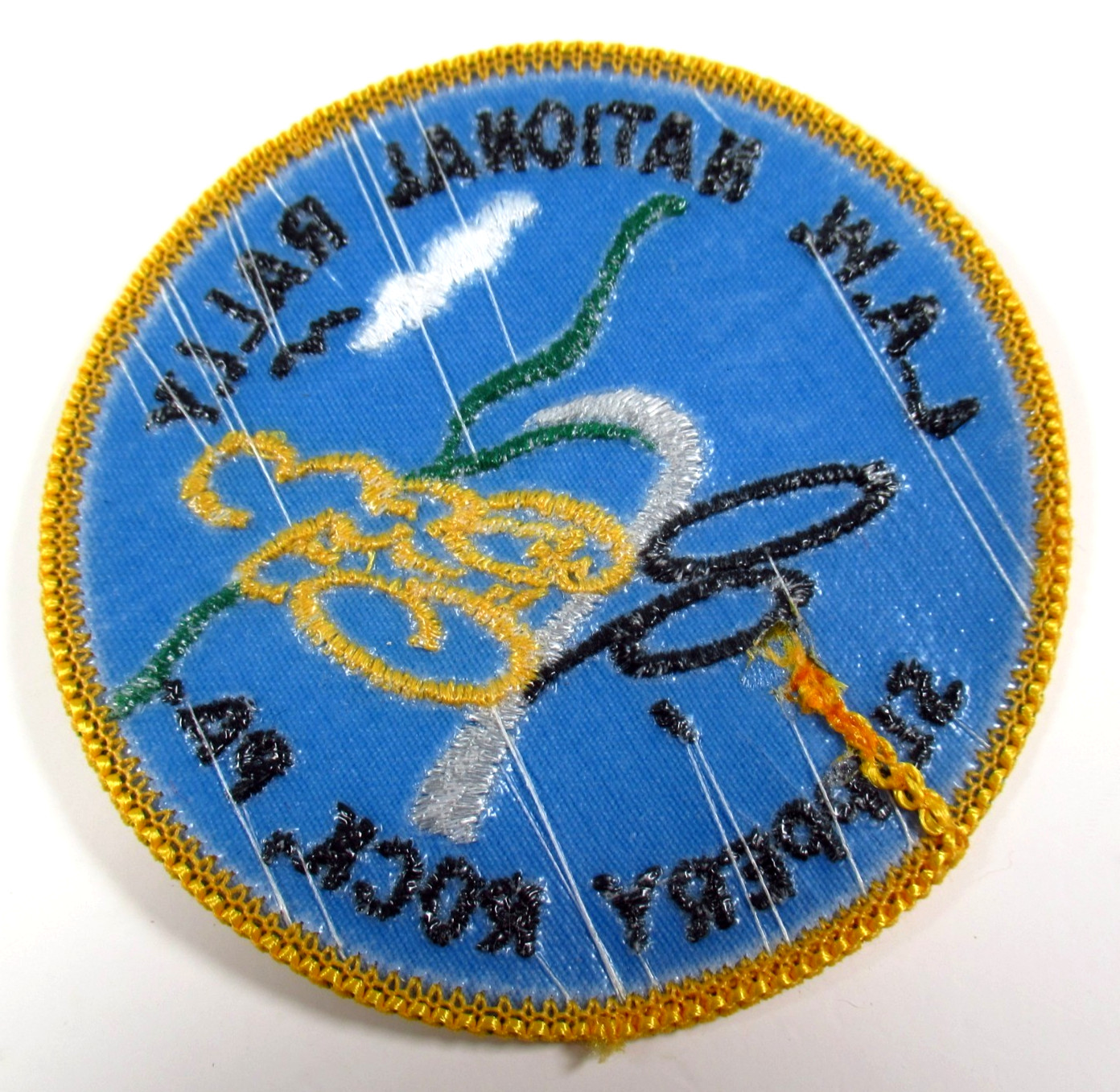 League of American Wheelmen 1990 National Rally Patch Slippery Rock PA