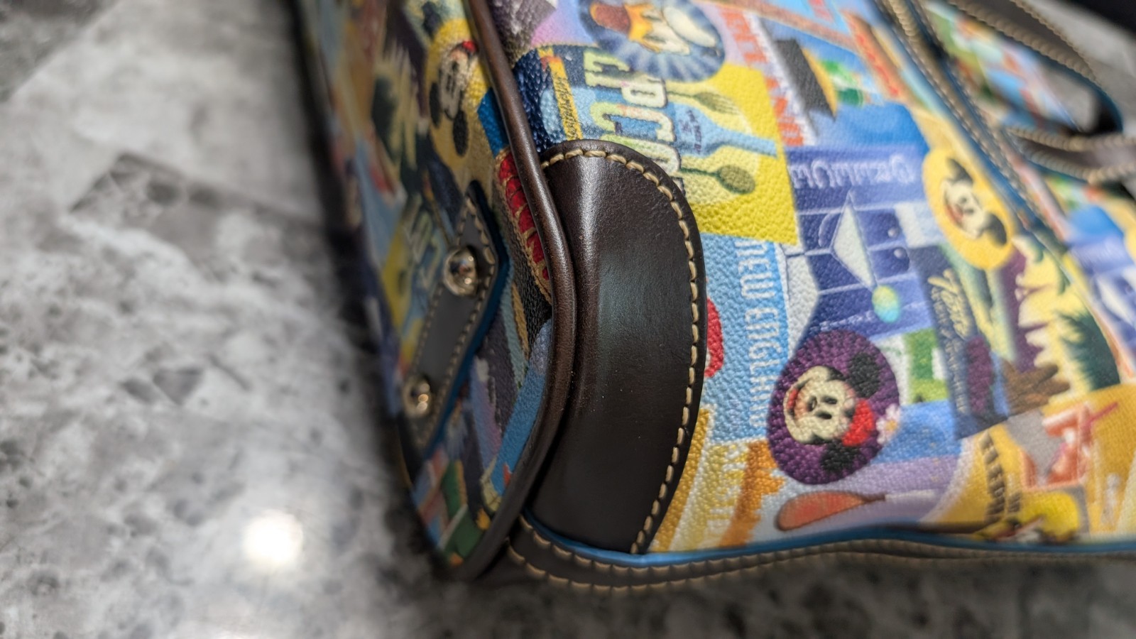 Dooney & Bourke Limited Edition Disney Food & Wine Festival Purse Tote Rare