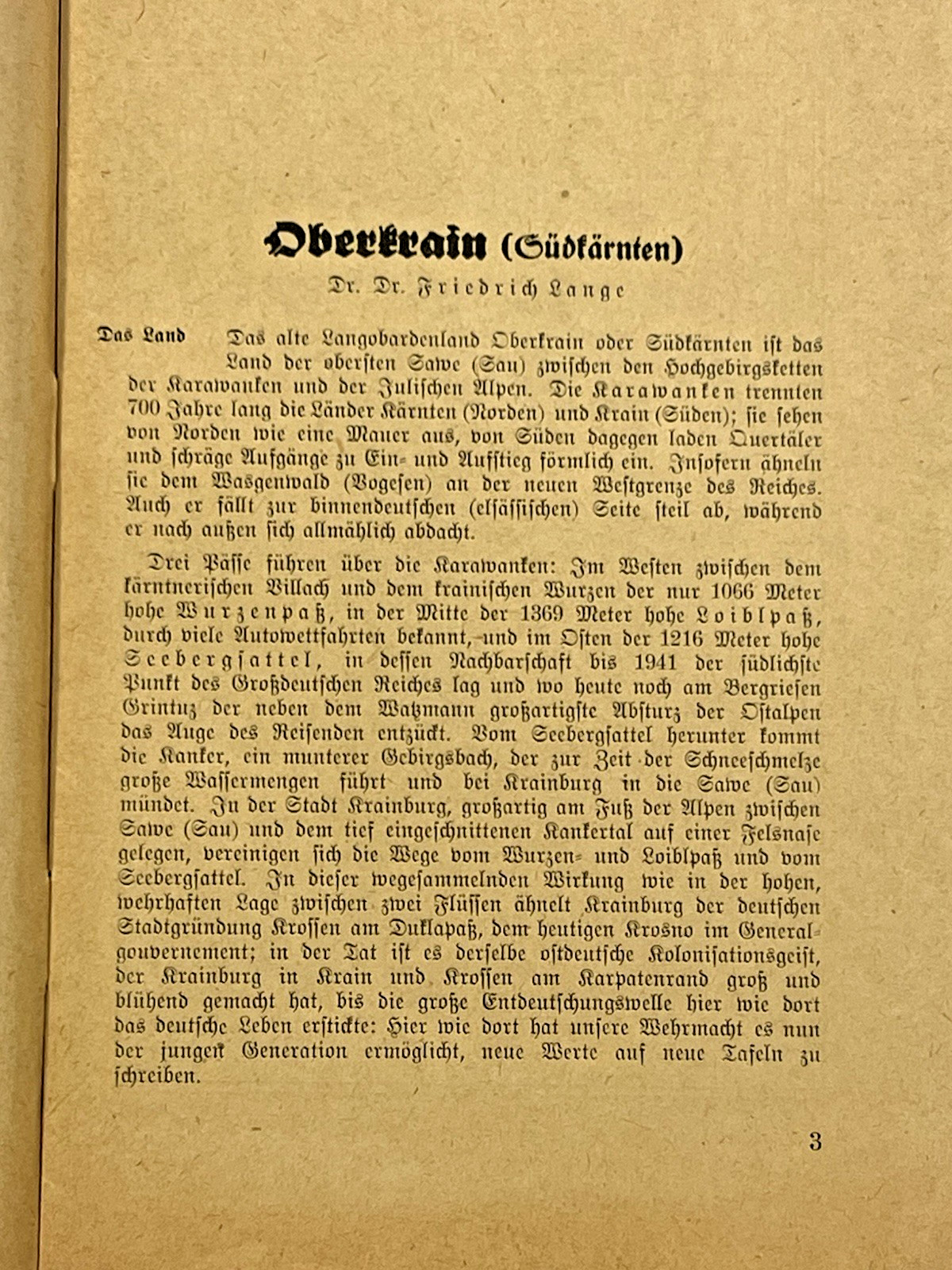 RARE PAMPHLET "Bund Deutscher Osten (League of the German East)"; Captured 1945