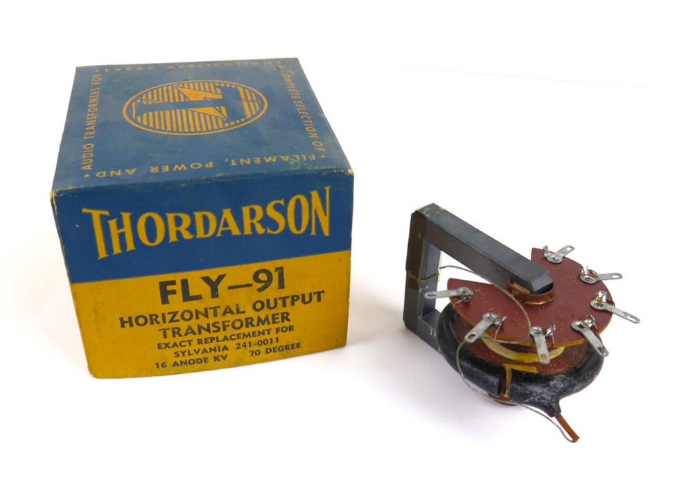 NOS Thordarson FLY-91 Horizontal Output Transformer