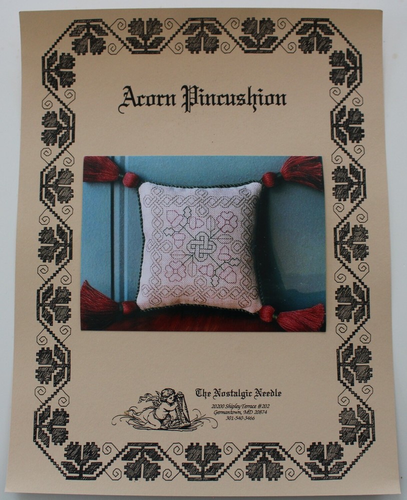 Acorn Pincushion - by Nostalgic Needle