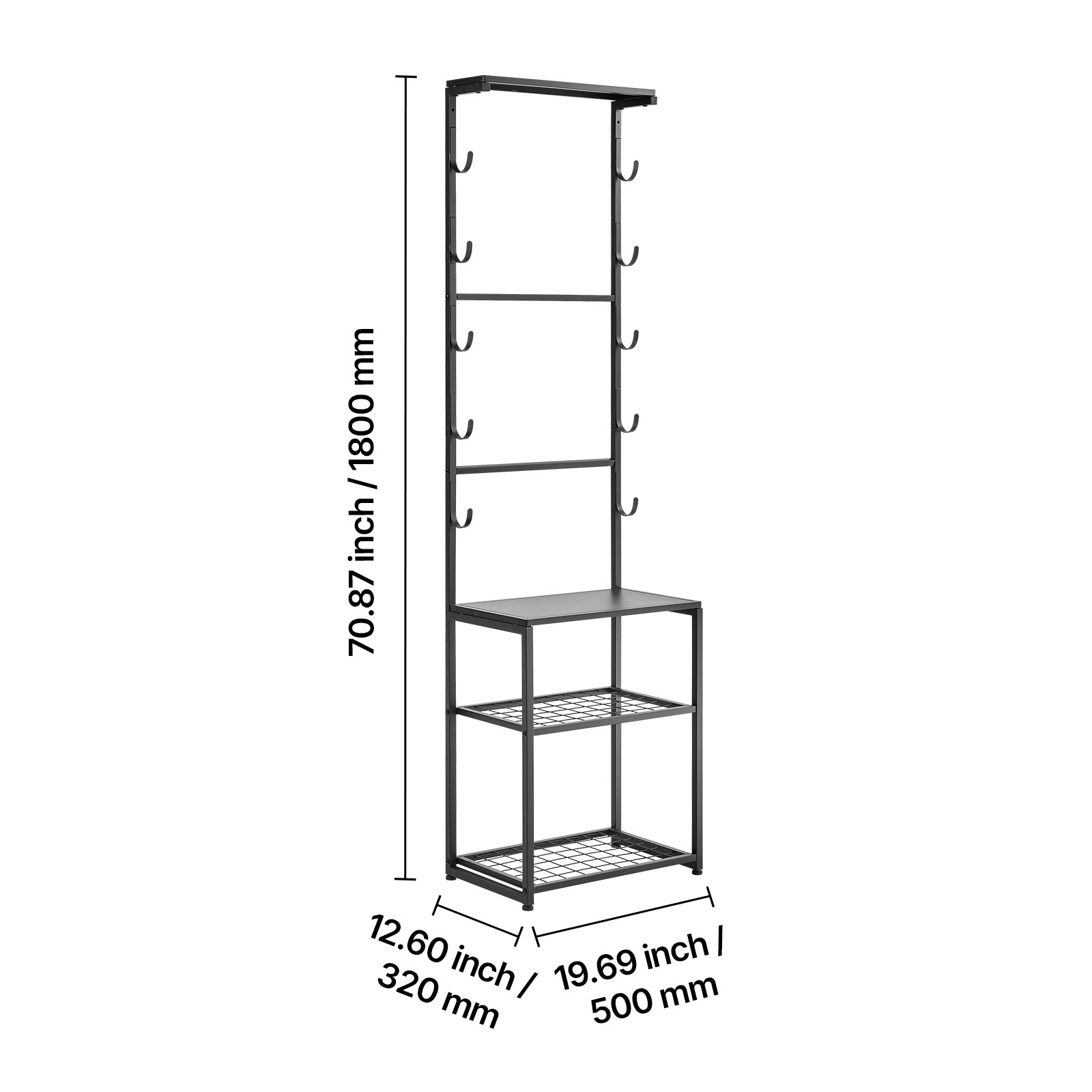 Uimoso Freestanding Indoor Gun Rack for Wall-Mounted Gun Display
