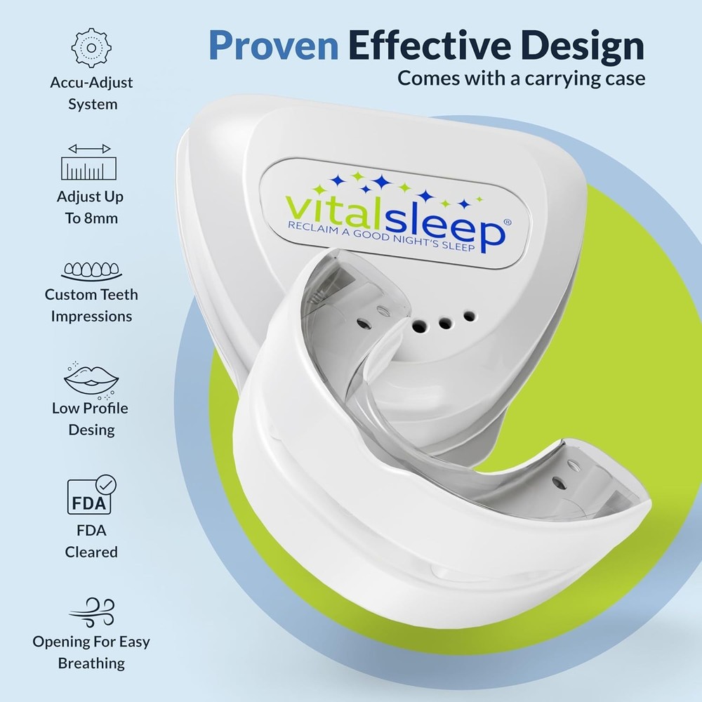Anti-Snoring Device for Men, Adjustable, Customizable Snore Guard with Clear ...