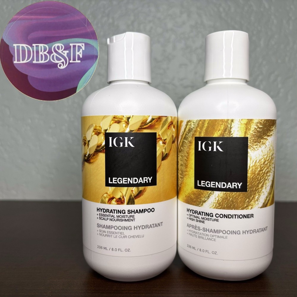 IGK Legendary Shampoo or Conditioner - 8 oz (236 ml)