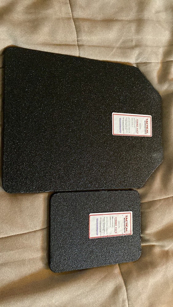 bullet proof plates level 3a No Vest