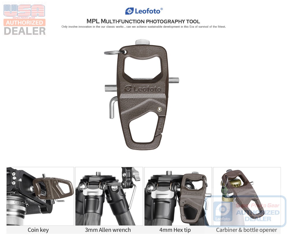 【Leofot USA】Leofoto MPL Multi-function Photography Tool for Tripod