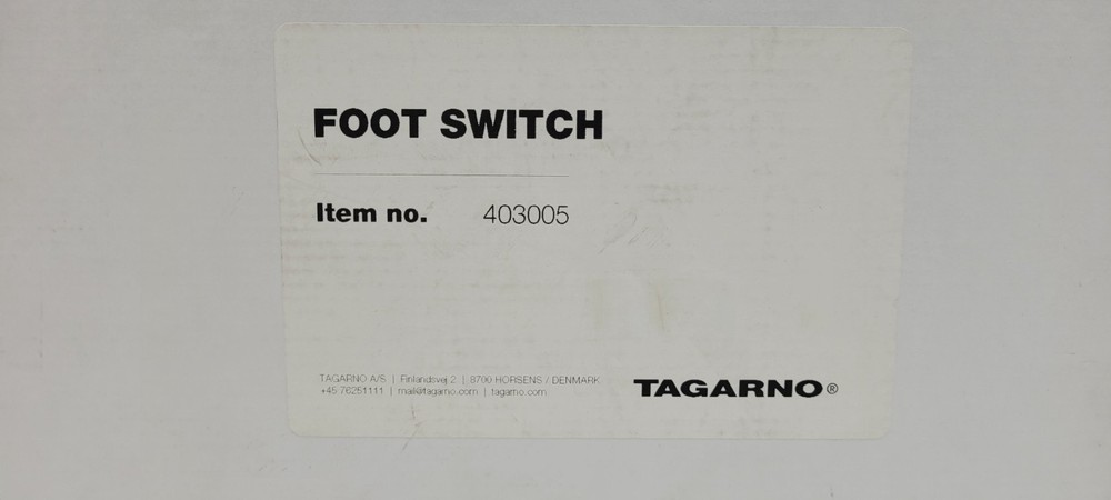 Tagarno Control Foot Switch for Digital Microscopes 403005 NEW