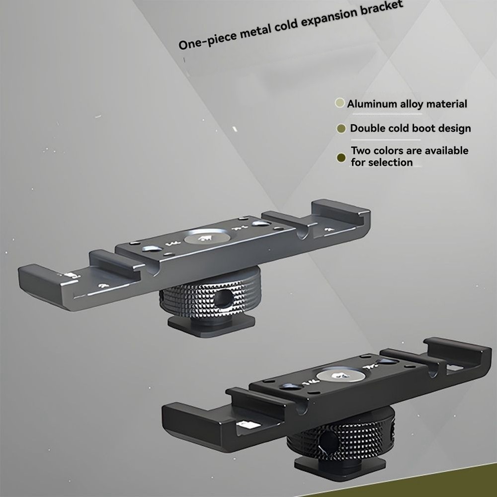 Cold Shoe Mount Adapter ExtensionBar Bracket Stand for Camera MobilePhone3421