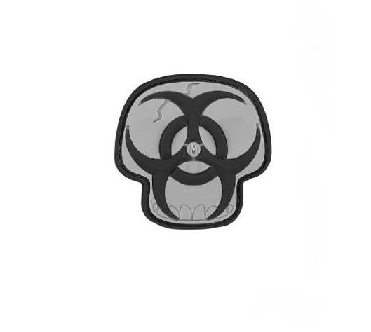 PVC Morale Patch - MAXPEDITION - BIOHAZARD SKULL - SWAT Color Scheme