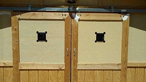 A29 Rectangular Bar Speakeasy Door Grill/Grille with Viewing Large_Black