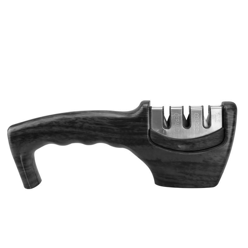 Myvit Knife Sharpener 3 Step Ceramic Black New Kitchen