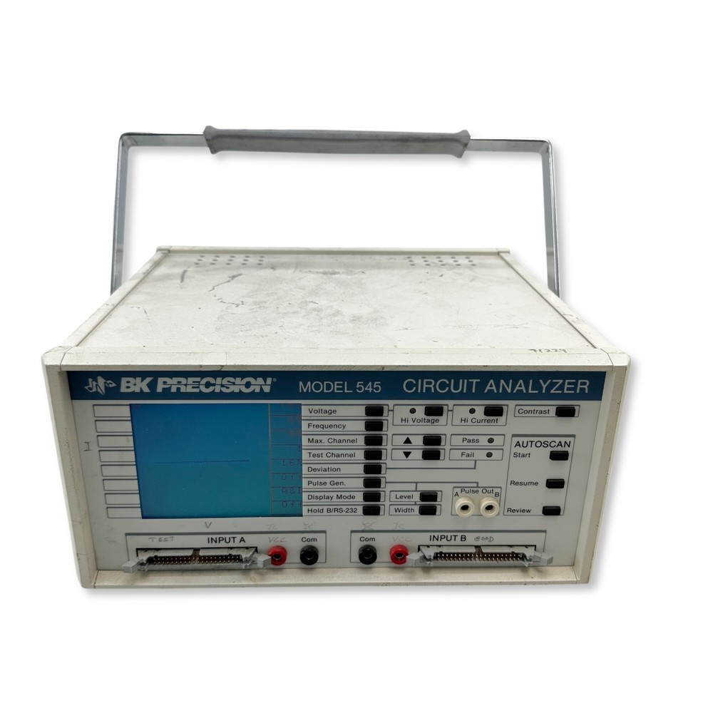 B&K Precision Model 545 Circuit Analyzer Component Tester - Lab Equipment