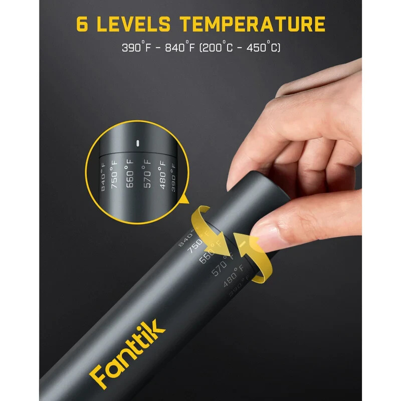 Fanttik T1 Max Soldering Iron Kit, Cordless Soldering Iron, 7 Seconds Fast Heati