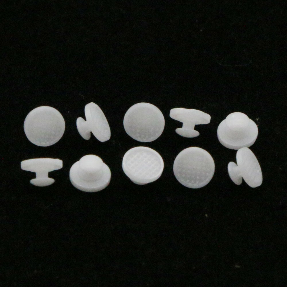 50 Pcs Dental Orthodontic Ceramic Lingual Button Bondable Round Rectangular