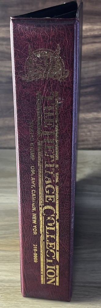 Mystic Stamp - The Heritage Collection 3-Ring Binder Commemorative Red Album