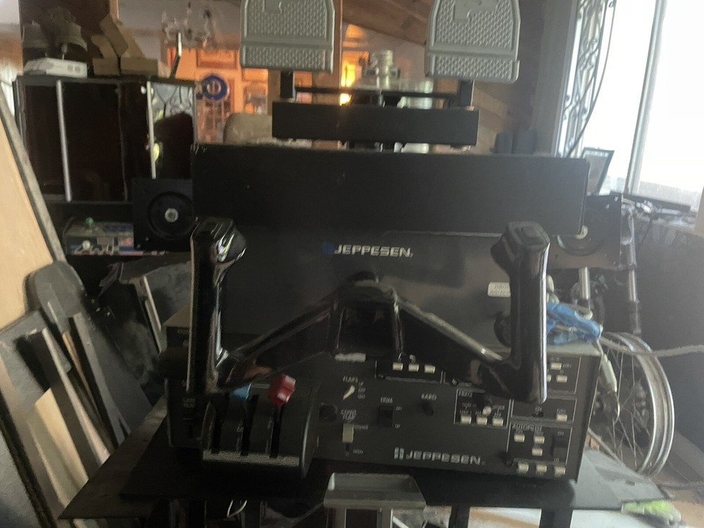 Jeppesen Precision Flight Controls Desktop Yoke Simulator