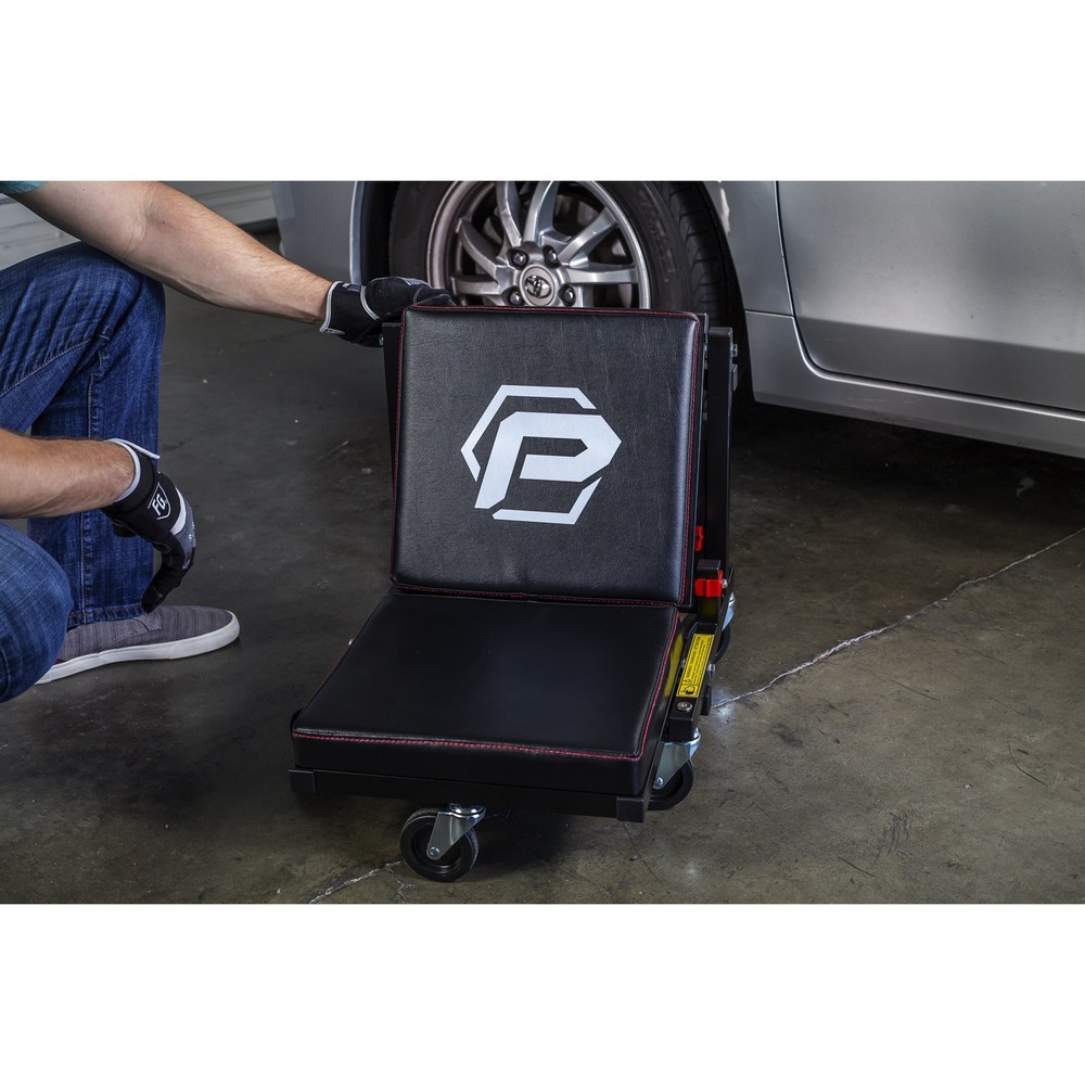 Powerbuilt 2-in-1 Low Creeper Seat Roller Stool - 240298