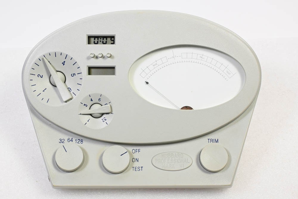 Scientology Professional Mark VI E-Meter Hubbard Electrometer LIGHT GRAY **READ*