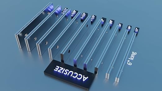 1/8'' Thickness 10 Pairs Precision Parallel Sets, 6'' Length for Machine Setup