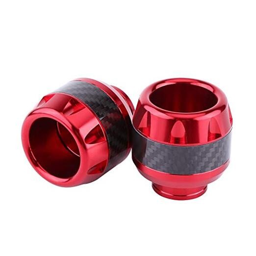 Motorcycle Front Fork Frame Sliders 1 Pair of Carbon Fiber Plastic Fork Frame