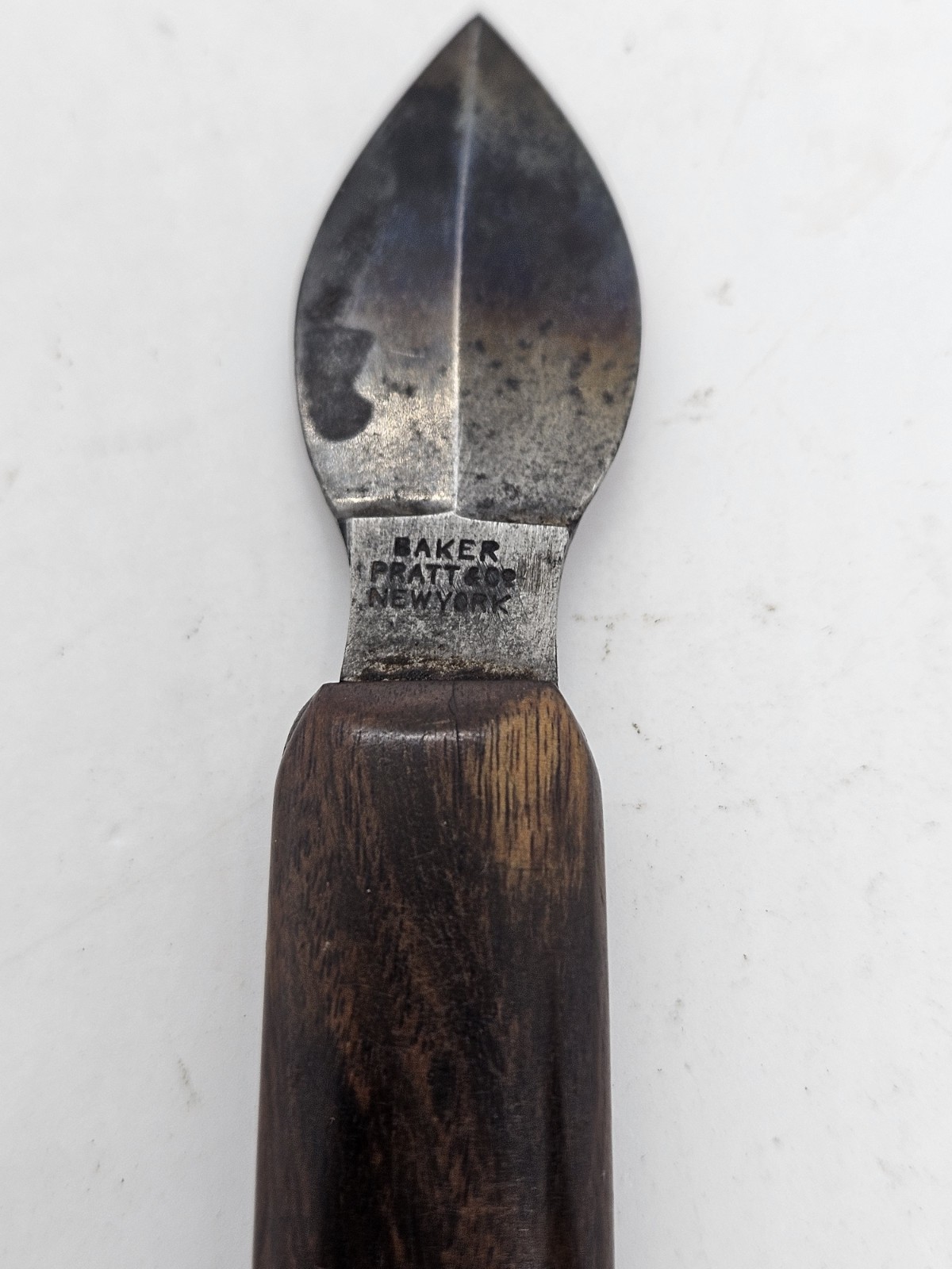 Antique 1800's Single Blade Barber's Bloodletting Quack Medical Scalpel Fleam