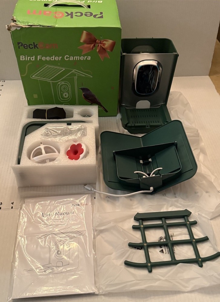 Smart Camera Bird Feeder Solar Powered