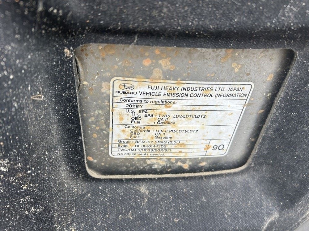 Engine ECM Electronic Control Module 2.5L Automatic Fits 11 LEGACY 104737084