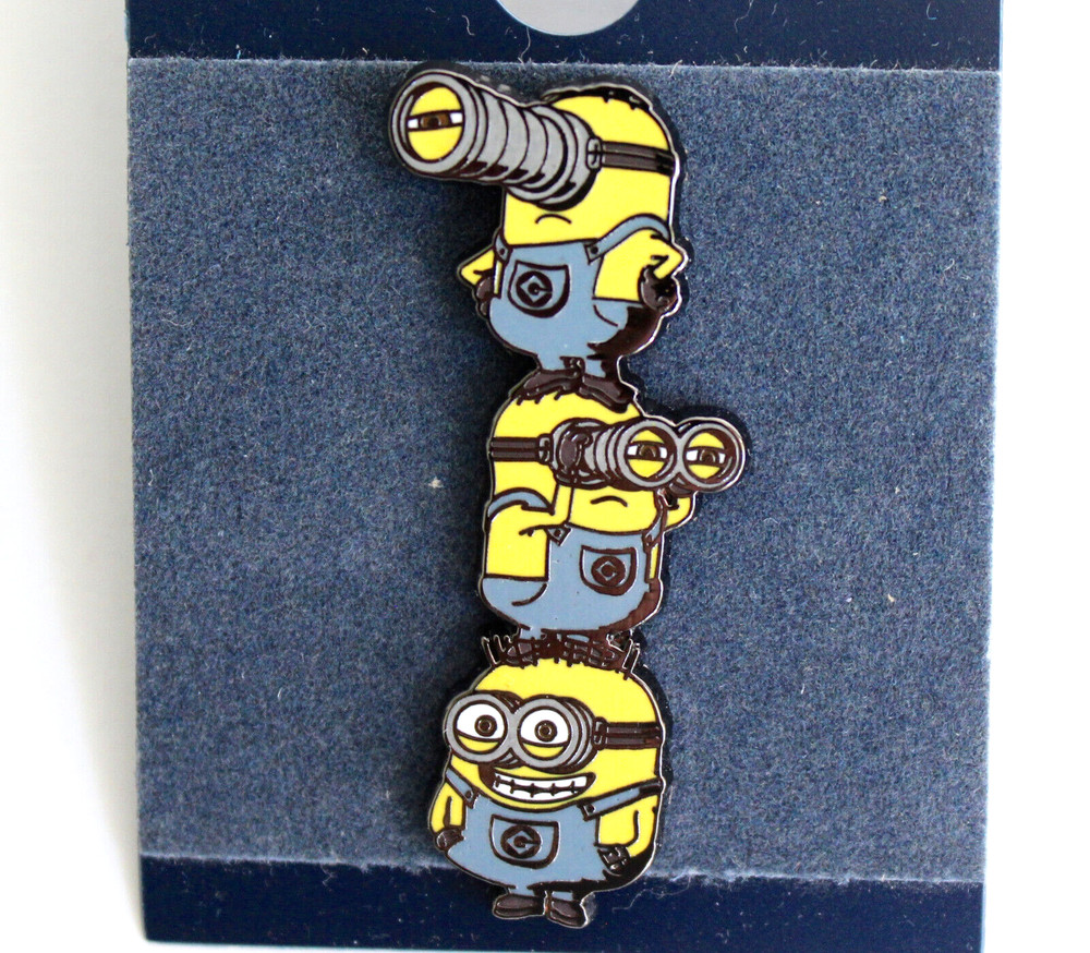 Universal Studios Despicable Me Minions Stack Minions Metal Pin NWT