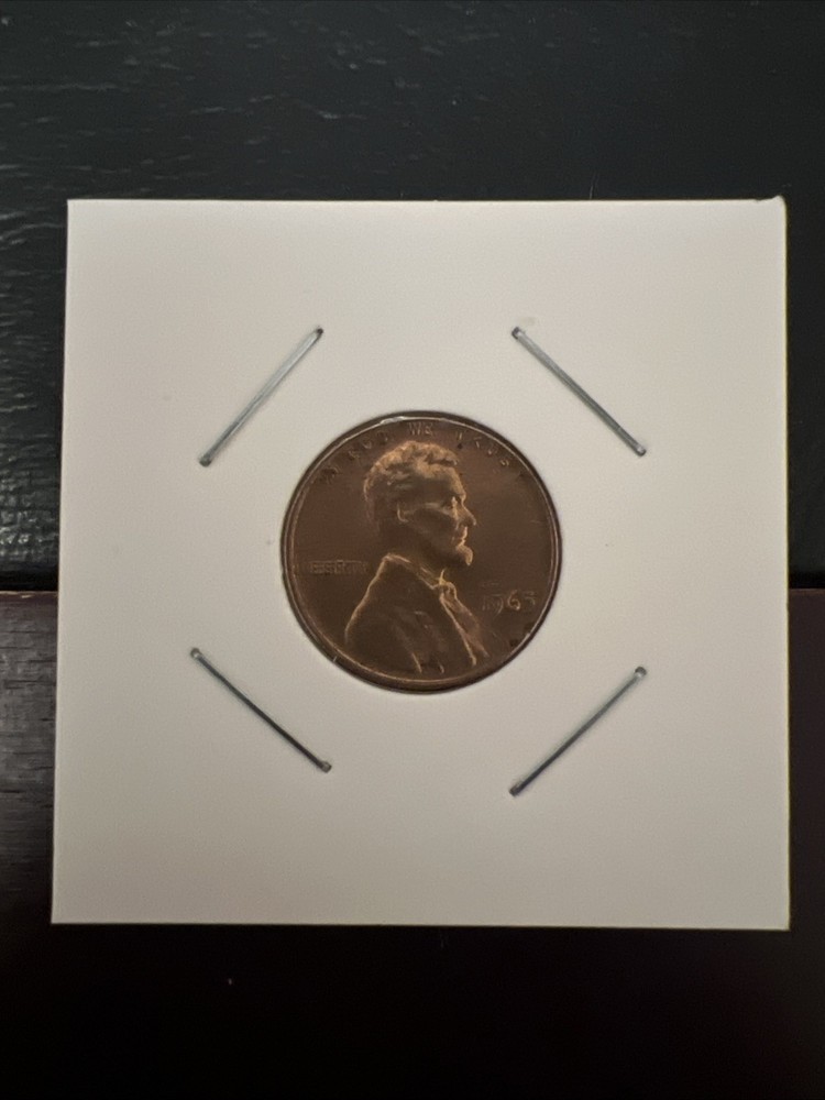 1965 Lincoln Penny No Mint Mark With Multiple Errors