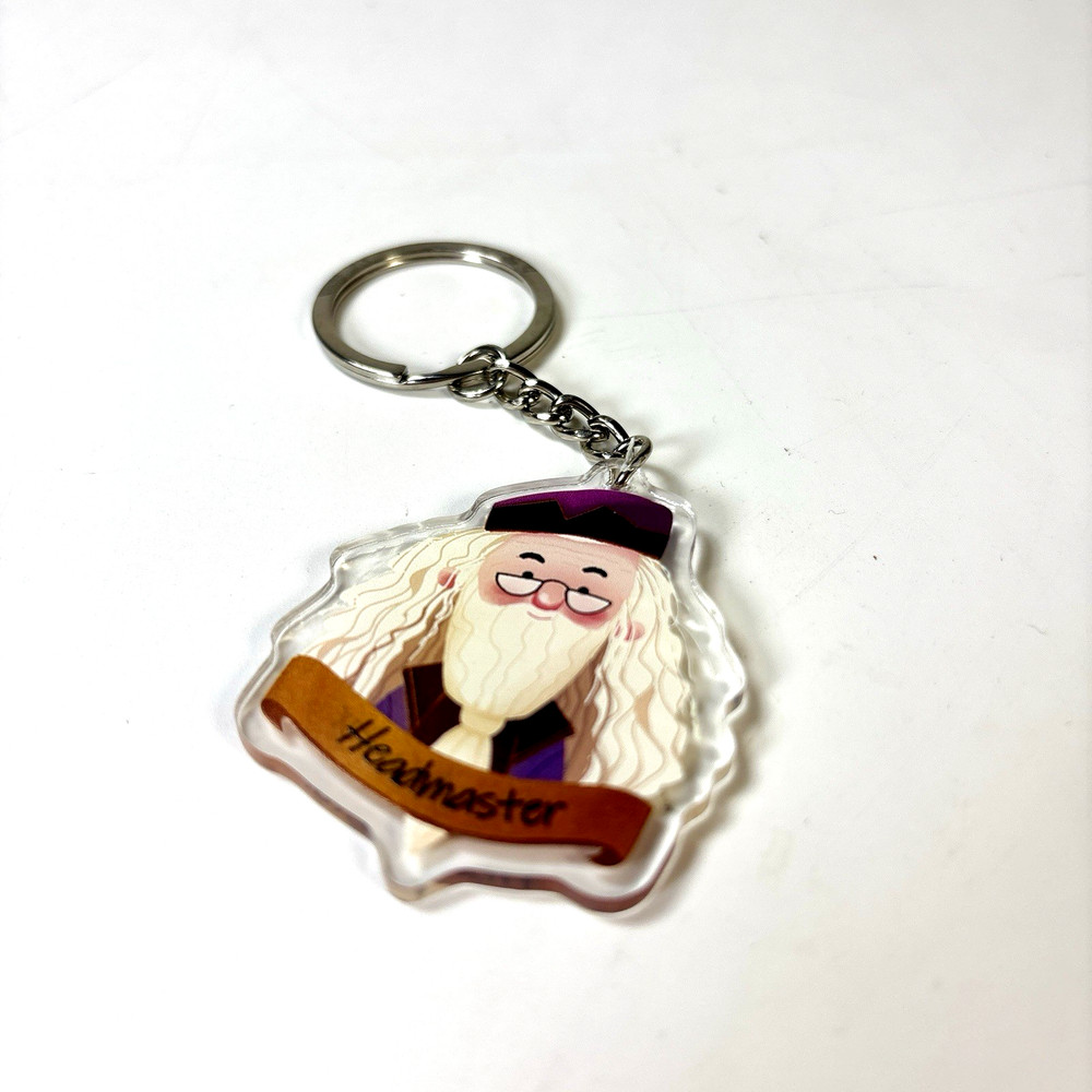 Harry Potter HEADMASTER Acrylic Keychain Double-Sided