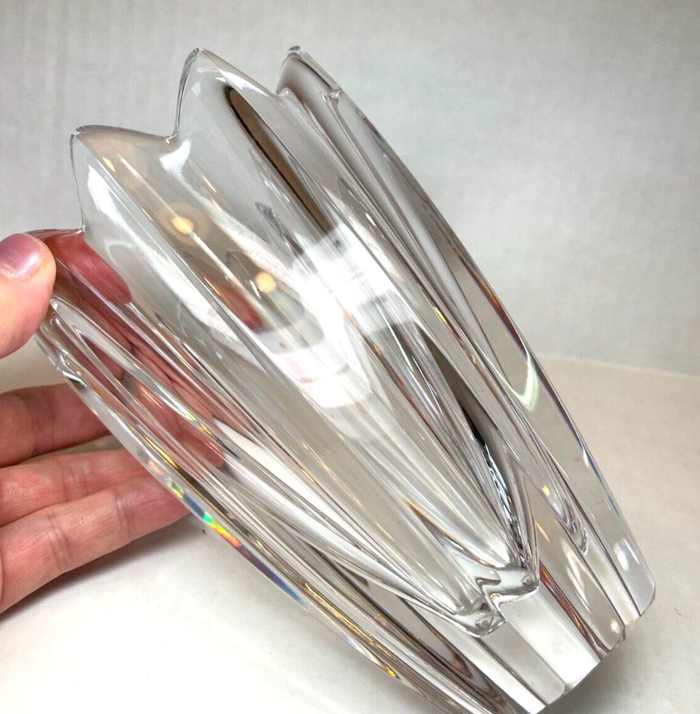 Sweeden Orrrefors Crystal Vase 5 3/4"