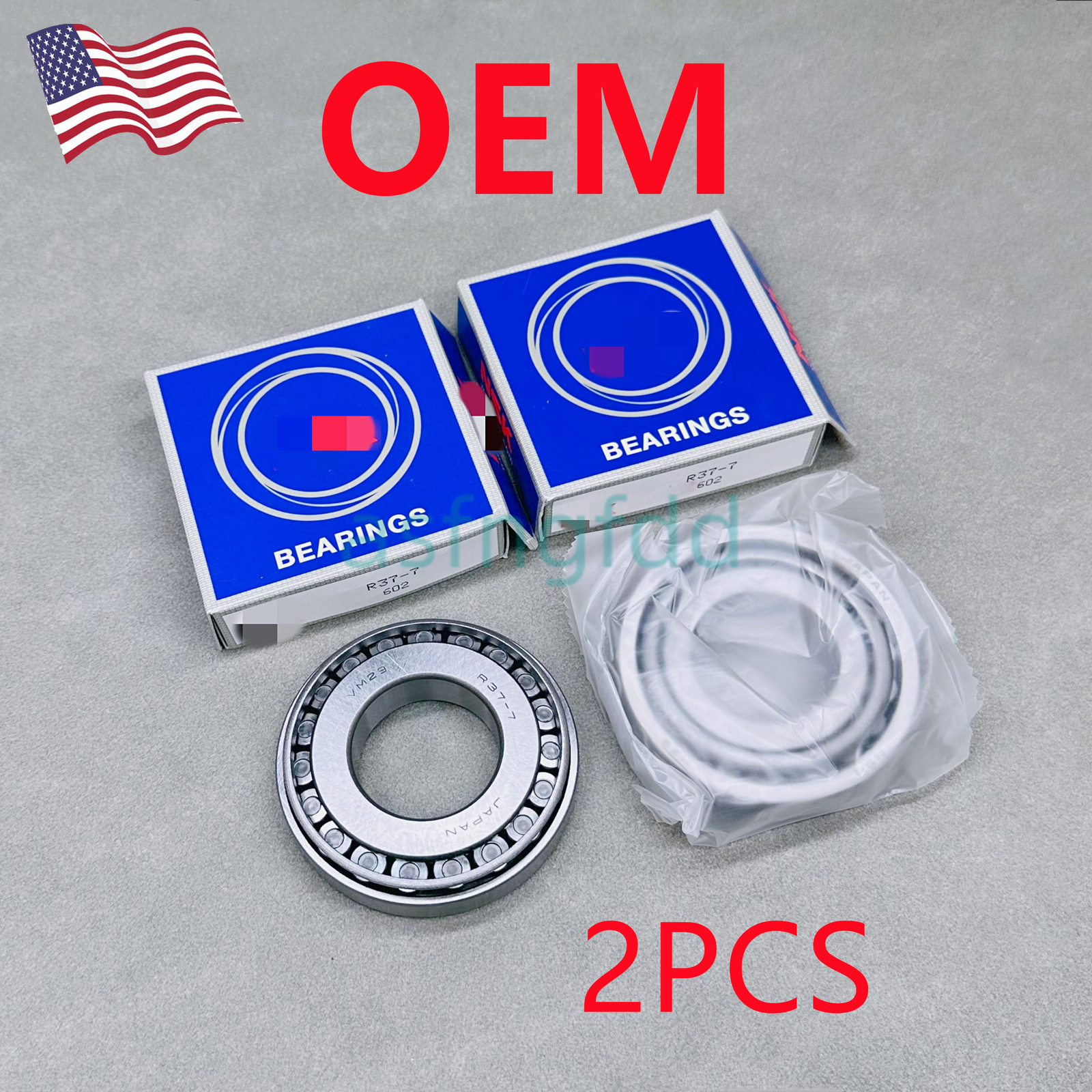 NEW 2PCS New Tapered Roller Bearings 37mm x77mm x 12/17mm Fit For NSK R37-7 US