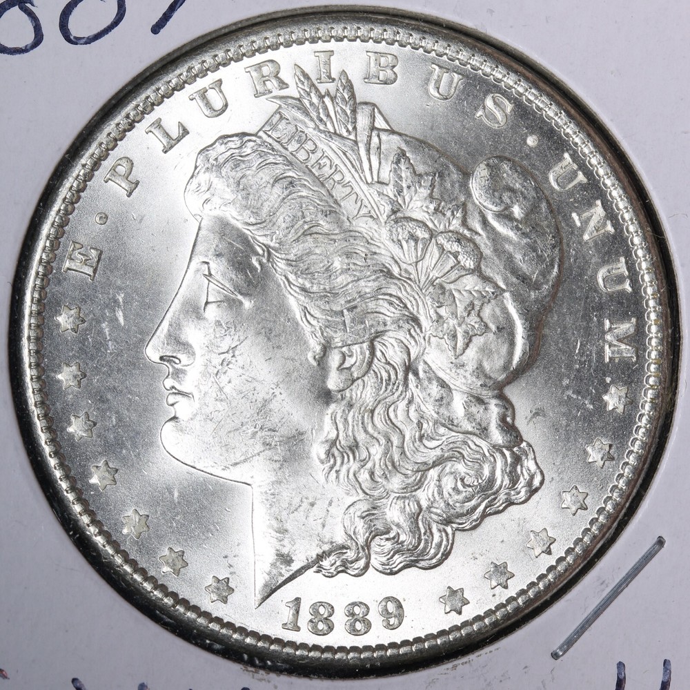 1889 Morgan Silver Dollar BU *UNCIRCULATED* MS E348 GJLU