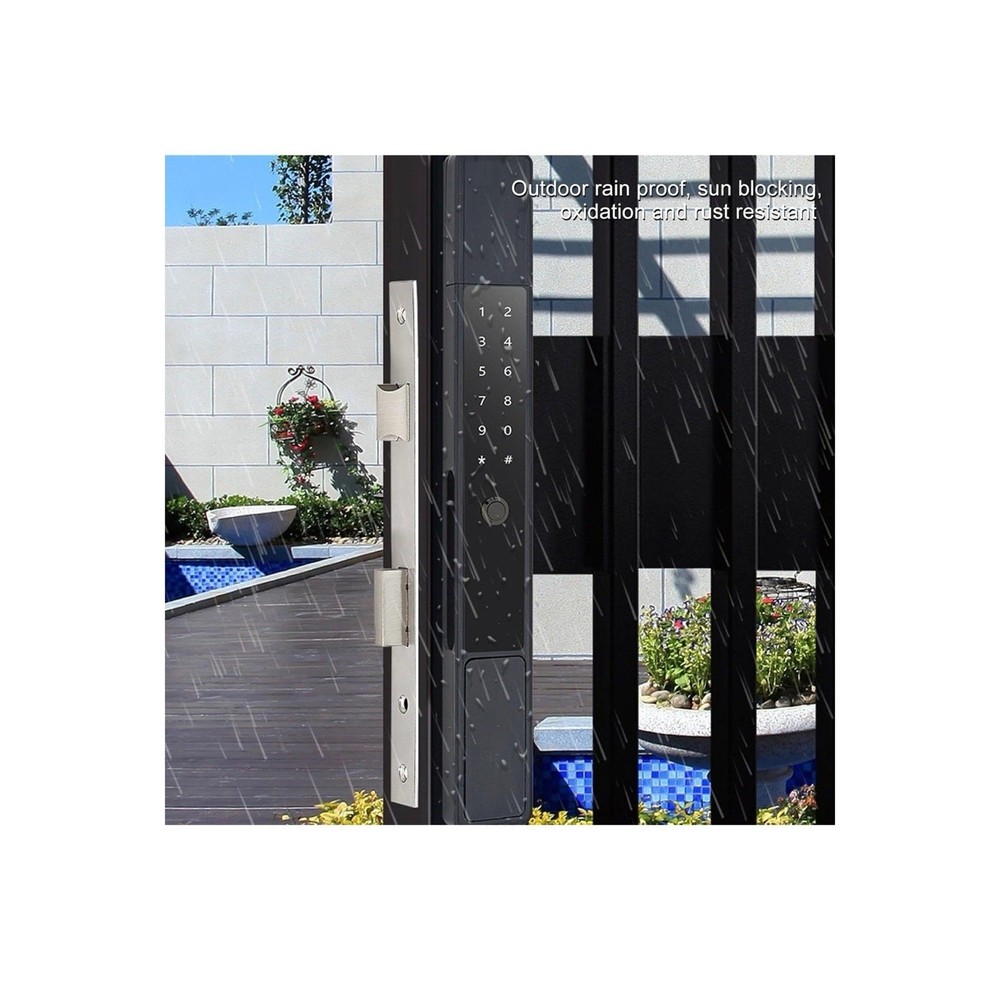 Waterproof Fingerprint Bluetooth RFID Code Keyless Electronic Smart Door Locks