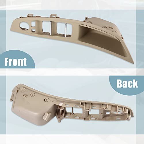 Front Driver Door Armrest Panel & Window Switch Bezel for 11-16 BMW 528i
