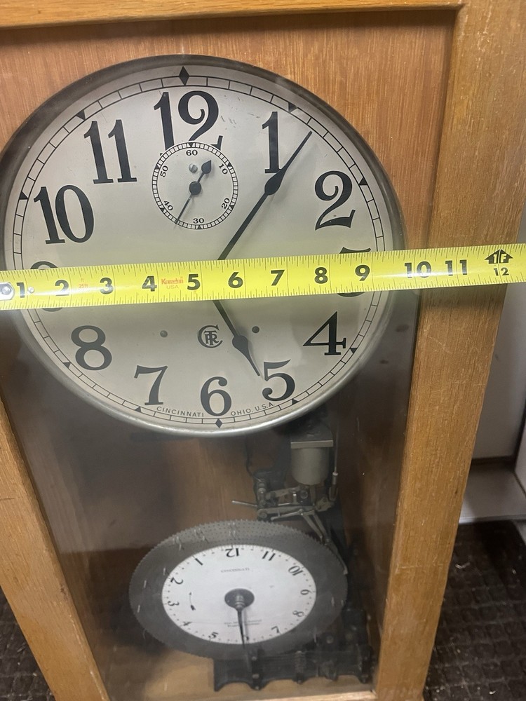 🇺🇸Cincinnati Time Recorder Clock Style SFP Program Clock