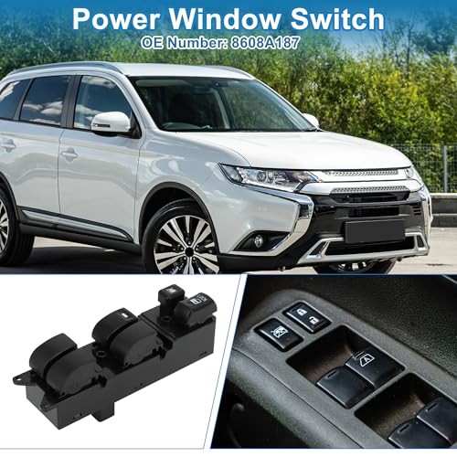 Power Window Switch No.8608A187 Front Left Driver Side Window Control Switch