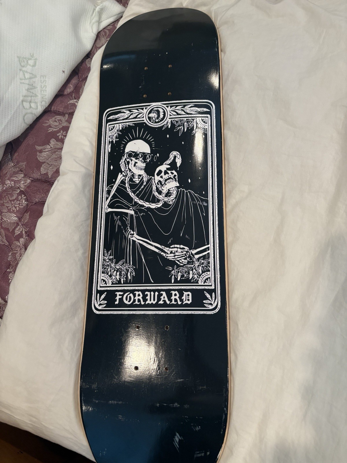 FORWARD OBSERVATION GROUP  TRIBE SK8Z 8.25 skate board deck, Excellent Condition