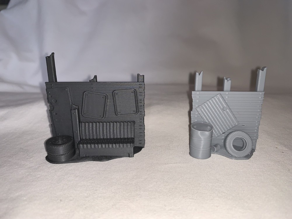 Fallout TABLETOP GAMING 3D Printed BARRICADES DIY