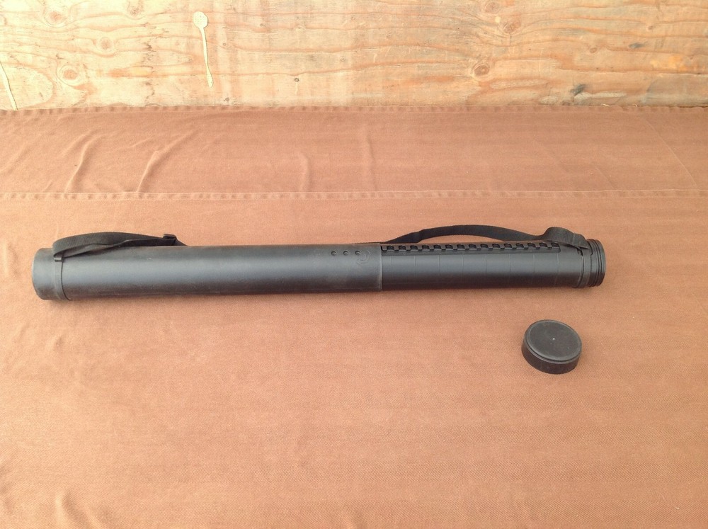 Rumold Black Plastic Expandable Telescoping Poster/Document Storage Tube